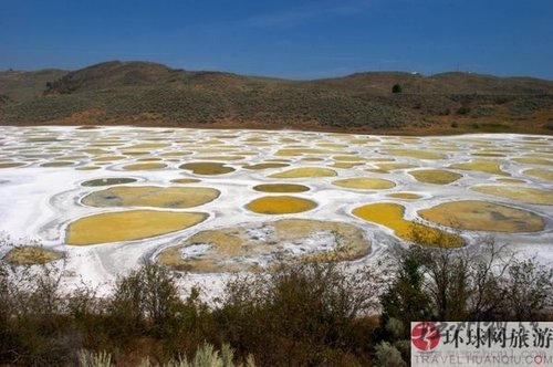 绝美奇观：加拿大神秘斑点湖(组图)