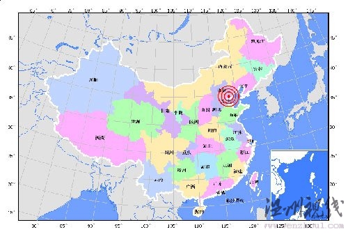 河北唐山发生4.1级地震 北京天津等地有震感