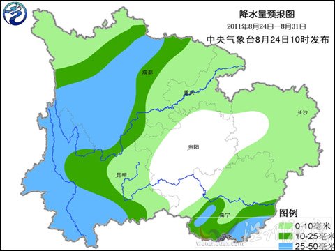 未来一周云贵温高雨少 旱情持续或发展