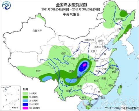 未来三天西北地区及四川盆地有强降雨