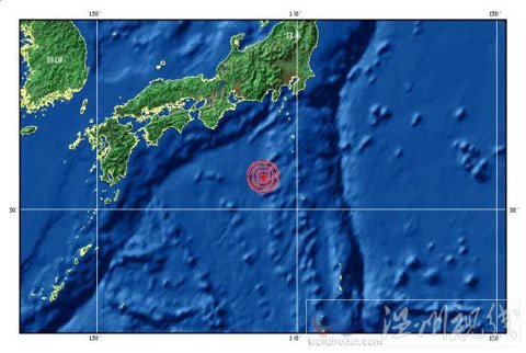 日本本州岛大地震