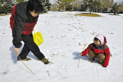 北京入冬以来最大降雪致空气质量达一级水准