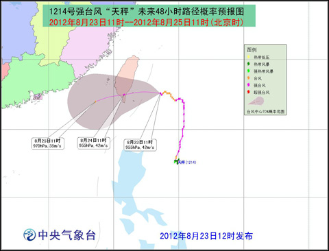 台风天秤对厦门影响