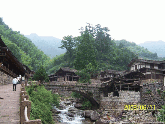 楠溪江古村落林坑村