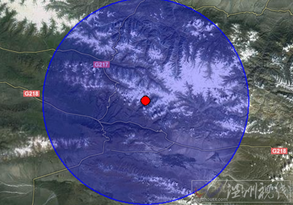 新疆地震卫星云图