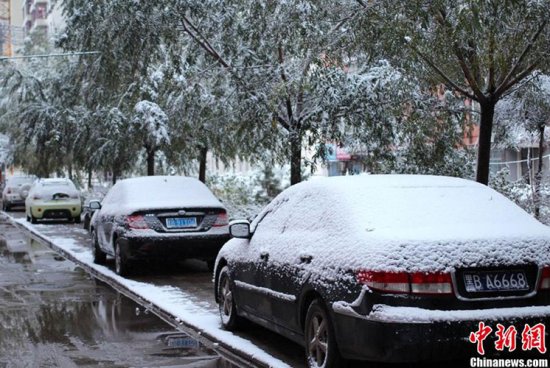 齐齐哈尔下雪了