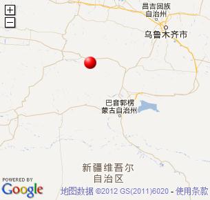 新疆巴音郭楞蒙古自治州和静县3.8级地震