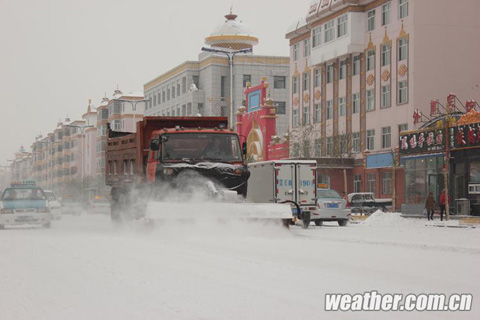 呼伦贝尔降雪