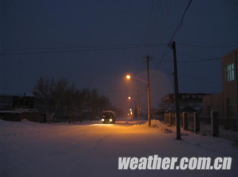 张家口尚义大雪