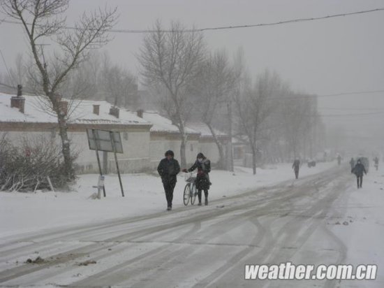 河北尚义大雪