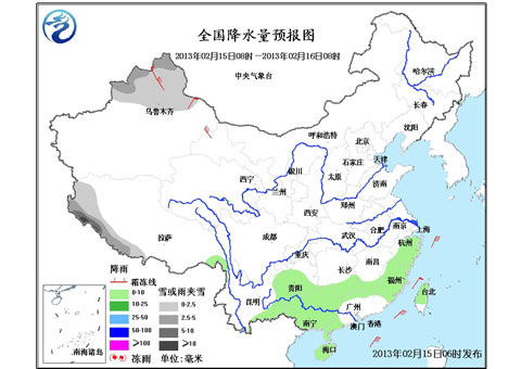 较强冷空气将影响我国 青藏高原有强降雪