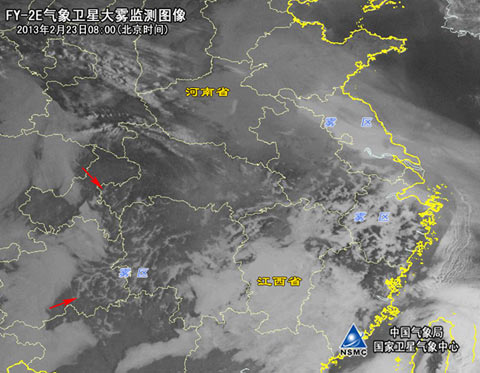 江南江淮等地出现大雾天气 对交通造成不利影响