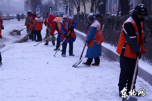 哈尔滨2月28日大雪