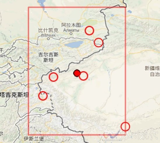 新疆阿图什市发生5.2级地震