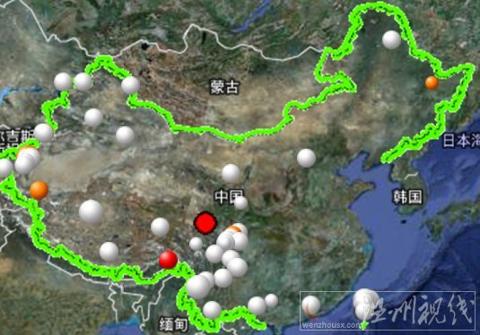 久治县地震震中位置