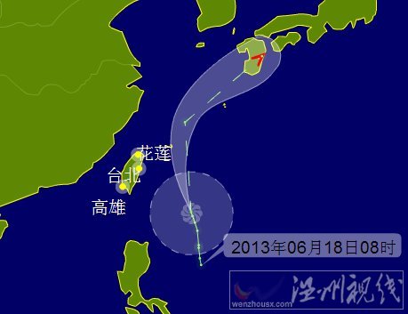 今年第4号台风丽琵路径