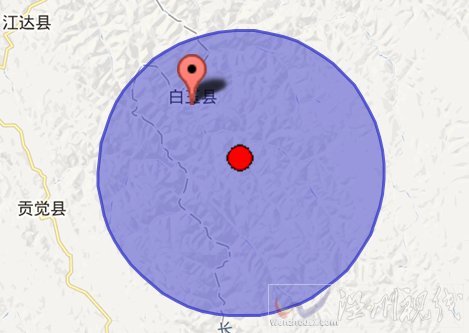 四川白玉县地震