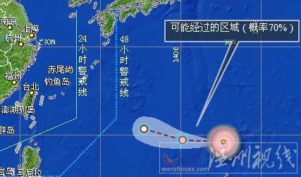 2013年7号台风苏力路径