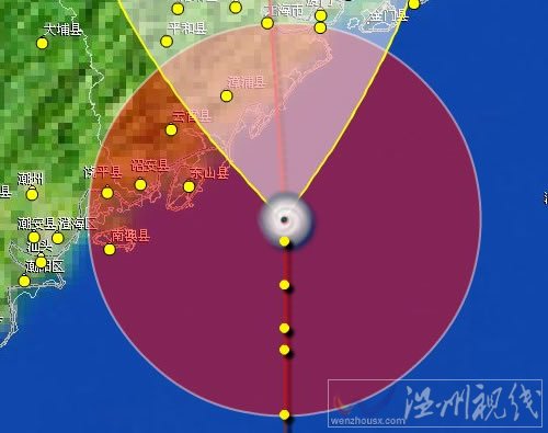 8号台风西马仑将登陆福建漳浦县沿海