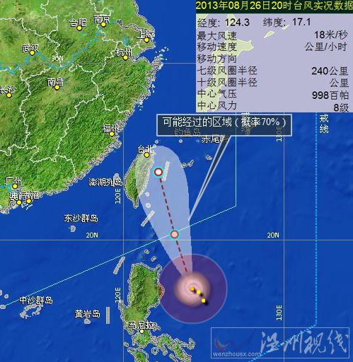 台风康妮影响福建还不确定