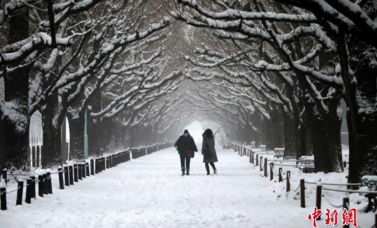 强降雪袭击日本