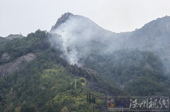 下烘头村发生山火