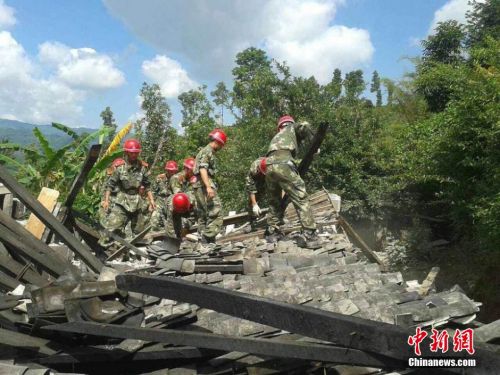 云南德宏州盈江地震