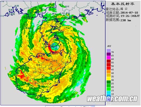 超强台风威马逊登陆广东