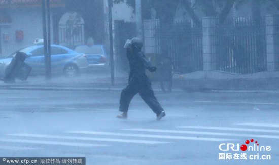 海鸥台风影响海南文昌海口