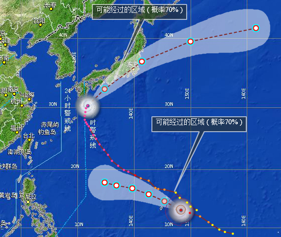 19号台风黄蜂路径图