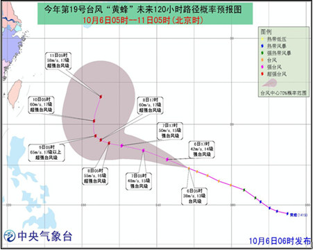 2014年台风黄蜂对上海影响