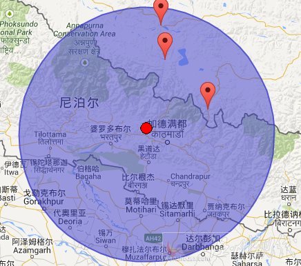 尼泊尔大地震余震