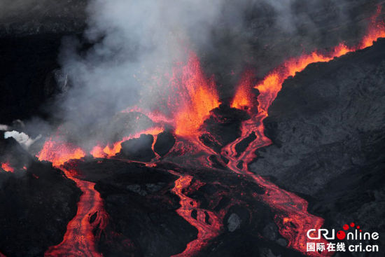 法国火山喷发