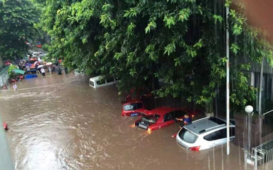 泸州全境普降暴雨