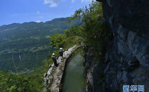 湖北人工绝壁天河