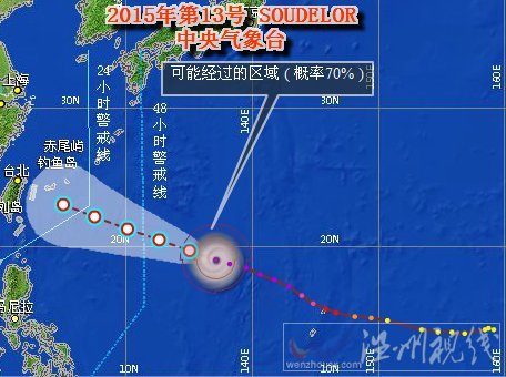 台风苏迪罗路径图