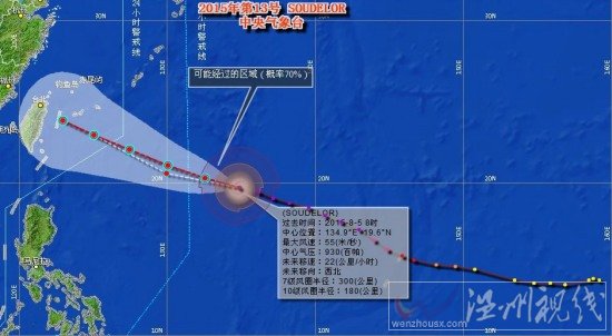 台风苏迪罗路径图