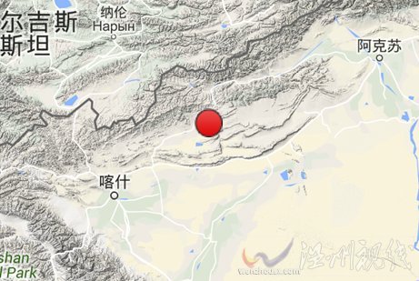 2015年8月30日新疆克孜勒苏柯尔克孜州阿图什市发生4.0级地震