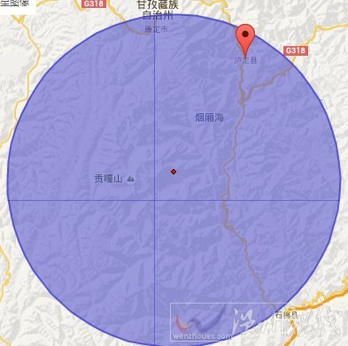 四川甘孜州泸定县地震