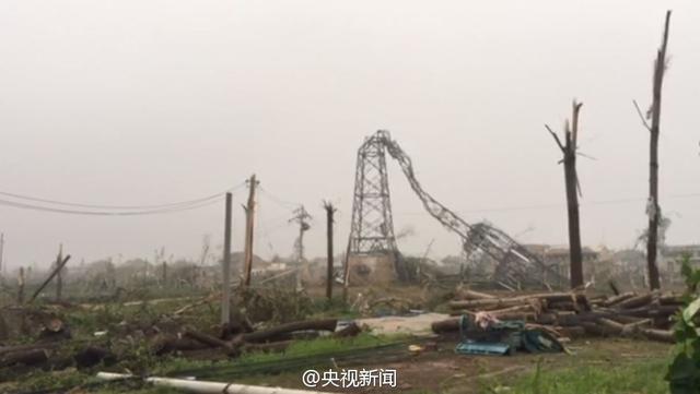 江苏盐城龙卷风冰雹强对流天气已造成51人死亡