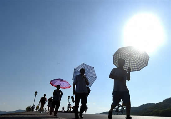 温州高温43℃ 浙江多地高温预警