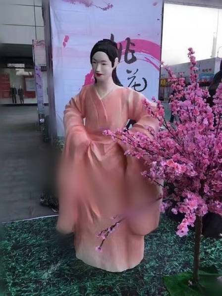 三生三世蜡像辣眼