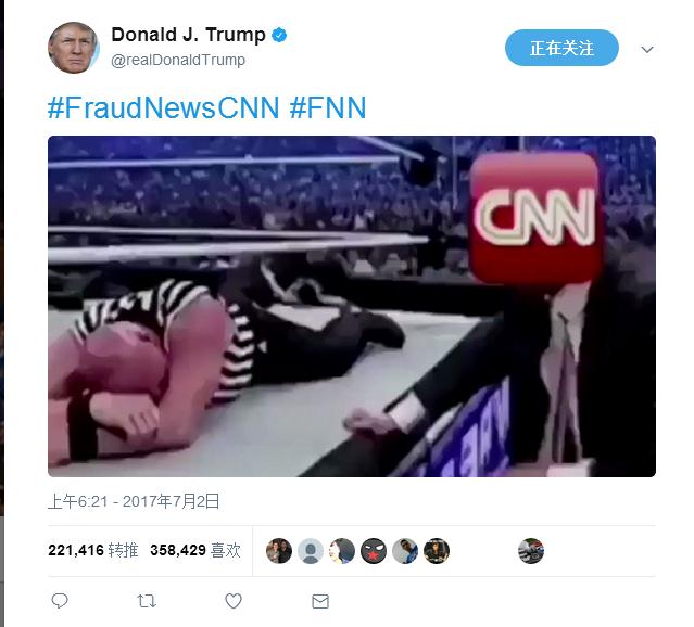 特朗普痛打CNN