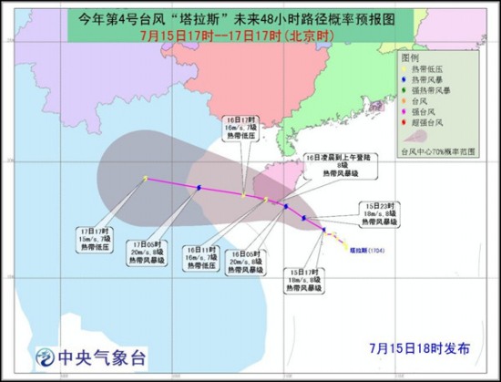 台风塔拉斯