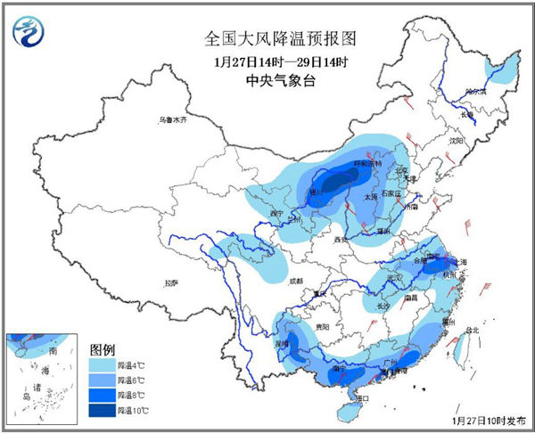 最强寒潮降雪发威