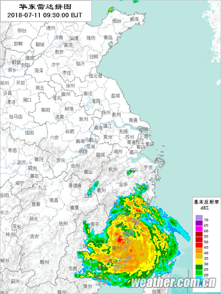 台风暴雨全面开始