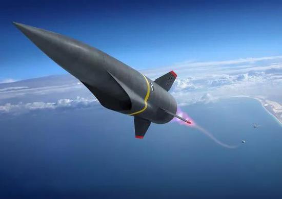 日研发神秘新武器：未来高超音速导弹想象图