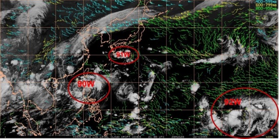 第8号台风巴威即将生成