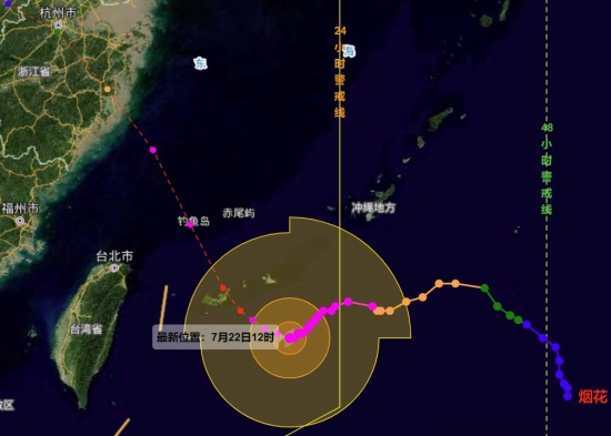 2021年6号台风走向