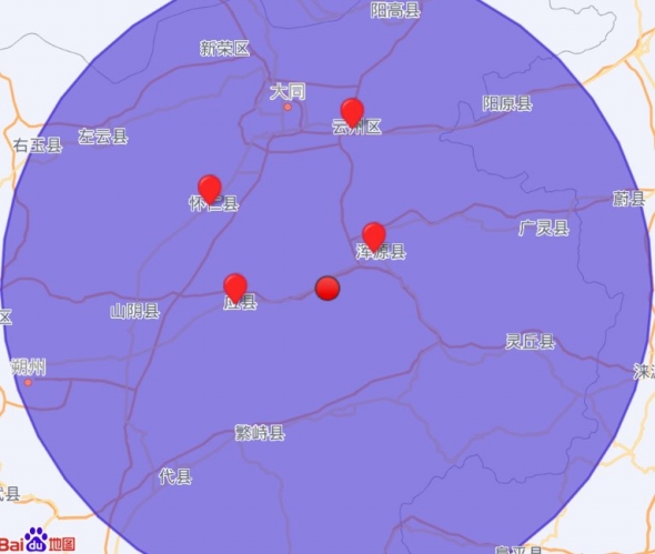 山西大同市浑源县3.1级地震